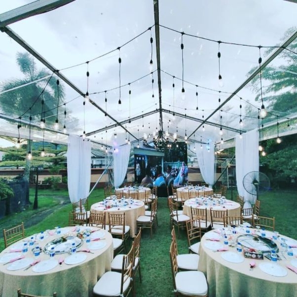 TRANSPARENT MARQUEE TENT