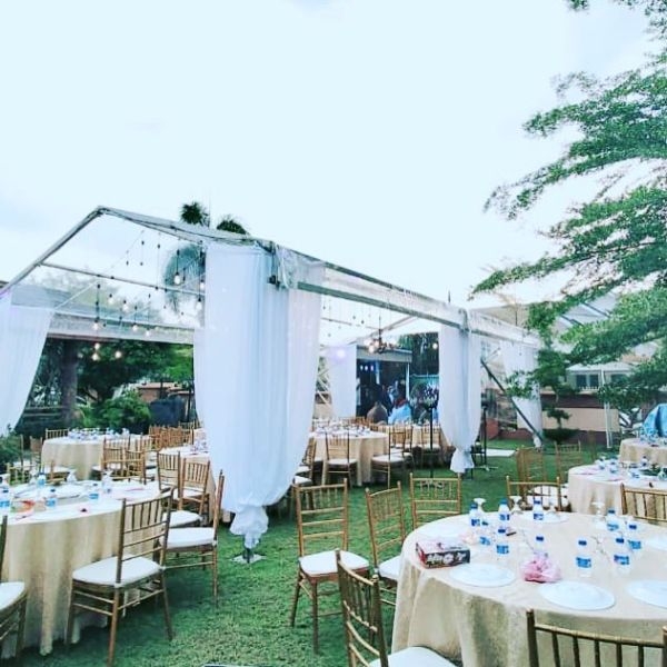 TRANSPARENT MARQUEE TENT